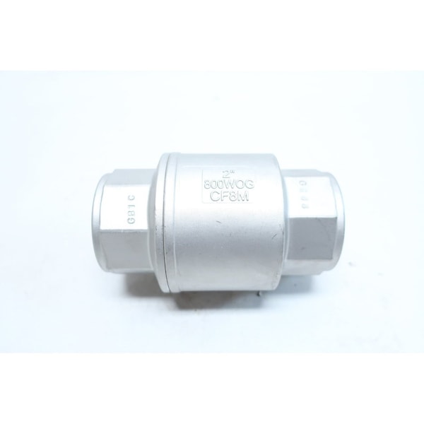 Bonomi In-Line Stainless Threaded 2In NPT Check Valve S800 - main